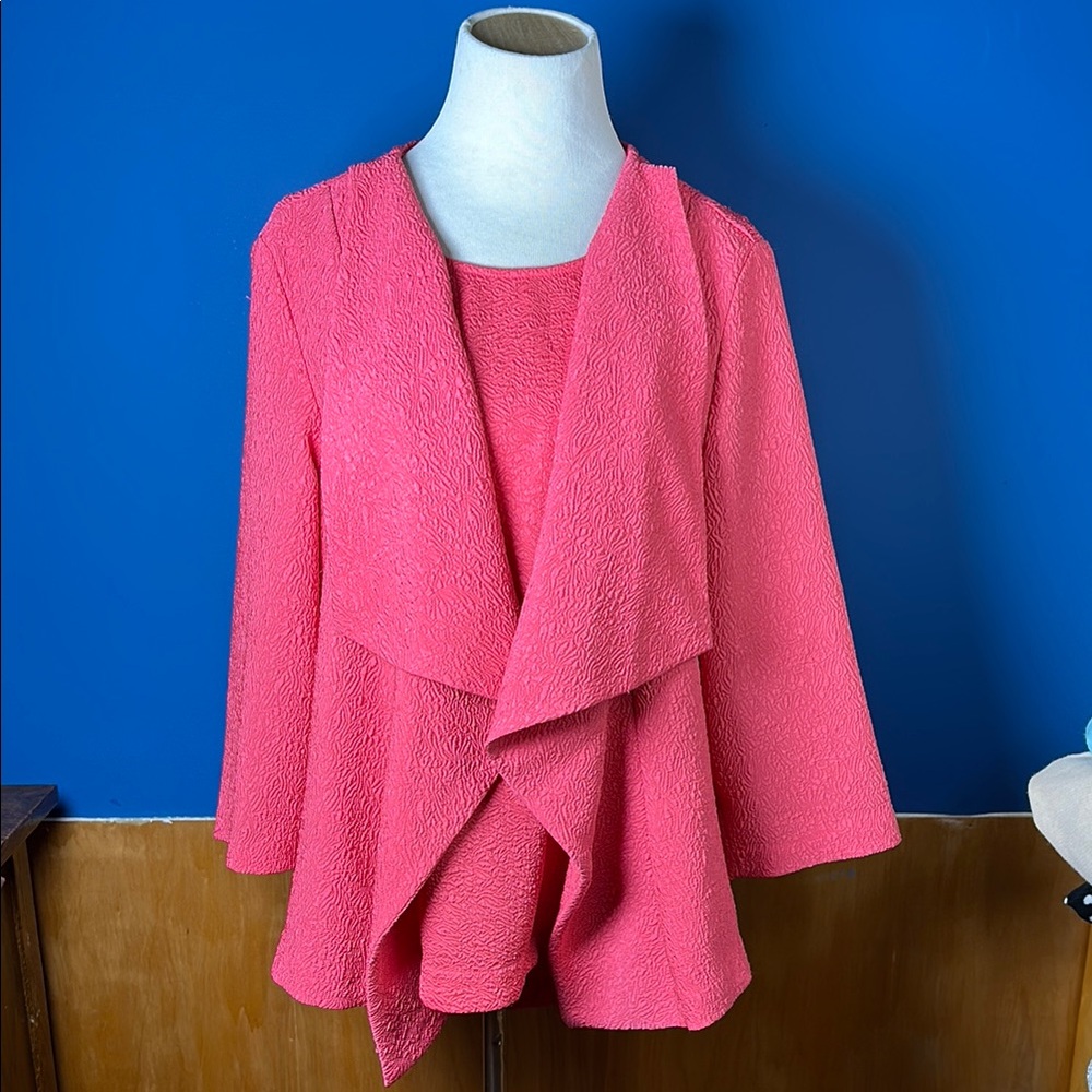 Elegant Pink Women's Jacket & top